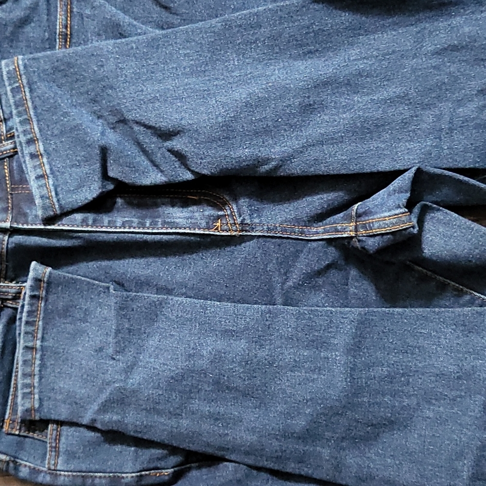 Yellow Distressed Denium Jeans - Picture 3 of 7
